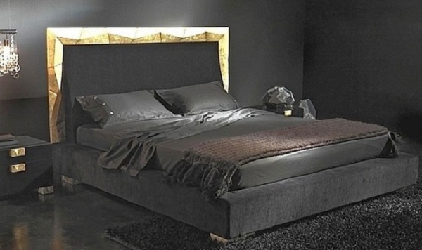 Black Luxury Bedroom Furniture Ideas By Ruggero Camilloto