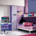 Elegant And Modern Teenage Girls Bedroom Idea