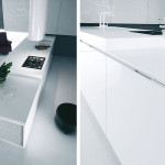 glossy white kitchen cabinets