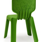 bright colored chairs